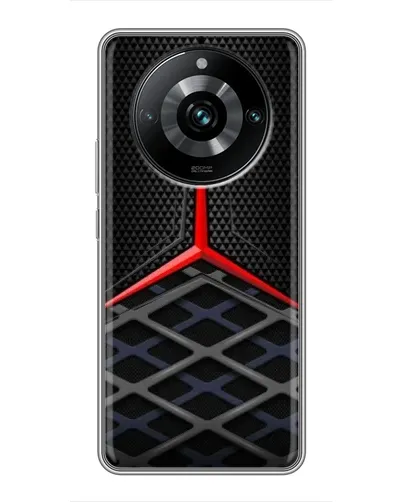 Чохол для Realme 11 Pro Plus з картинкою «Mercedes Carbon Grid»