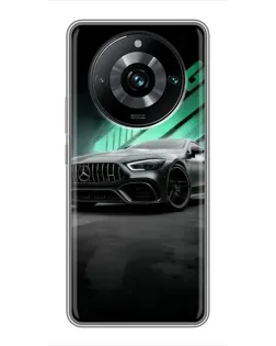 Чохол для Realme 11 Pro Plus з картинкою «Темний Mercedes AMG»