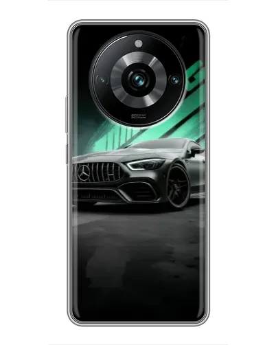 Чохол для Realme 11 Pro Plus з картинкою «Темний Mercedes AMG»