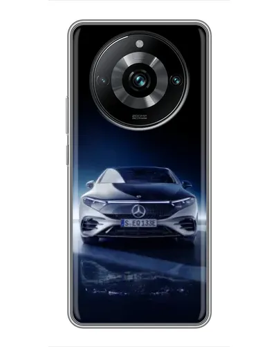 Чохол для Realme 11 Pro Plus з картинкою «Нічний Mercedes EQ»