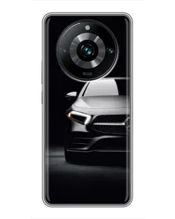 Чохол для Realme 11 Pro Plus з картинкою «Світло фар Mercedes»