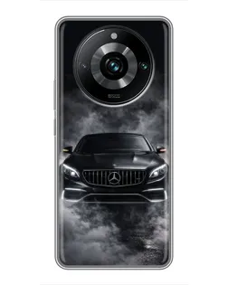 Чохол для Realme 11 Pro Plus з картинкою «Mercedes у диму»
