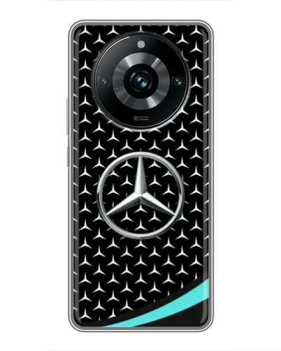 Чохол для Realme 11 Pro Plus з картинкою «Mercedes — бірюзовий акцент»