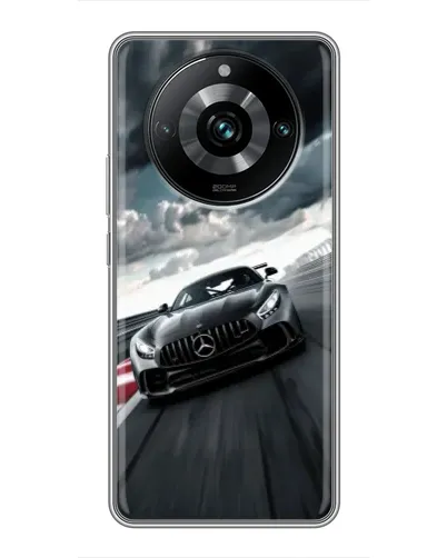 Чохол для Realme 11 Pro Plus з картинкою «Гоночний Mercedes AMG»