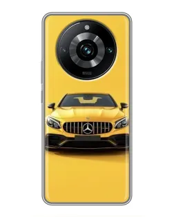 Чохол для Realme 11 Pro Plus з картинкою «Жовтий Mercedes GT»