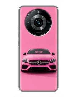 Чохол для Realme 11 Pro Plus з картинкою «Рожевий Mercedes AMG»