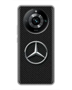 Чохол для Realme 11 Pro Plus з картинкою «Карбоновий Mercedes стиль»