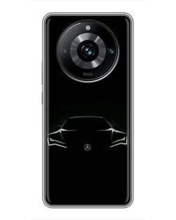Чохол для Realme 11 Pro Plus з картинкою «Mercedes — силует авто»