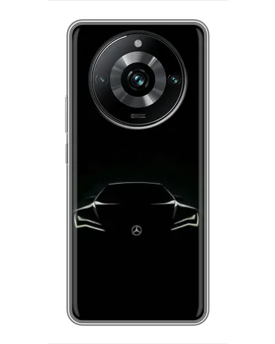 Чохол для Realme 11 Pro Plus з картинкою «Mercedes — силует авто» Чохол для Realme 11 Pro Plus з картинкою «Mercedes — силует авто»