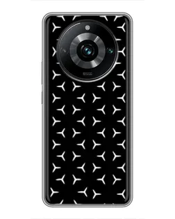 Чохол для Realme 11 Pro Plus з картинкою «Mercedes паттерн зірок»