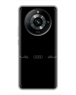 Чехол для Realme 11 Pro Plus с картинкой «Audi — световой подпись»