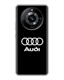 Чехол для Realme 11 Pro Plus с картинкой «Классическое лого Audi»