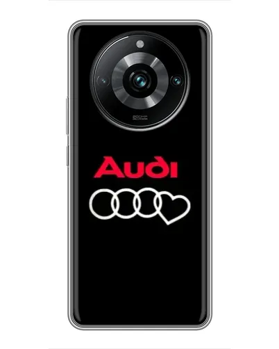 Чехол для Realme 11 Pro Plus с картинкой «Логотип Audi Heart»