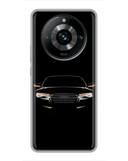 Чехол для Realme 11 Pro Plus с картинкой «Audi — ночной контур»