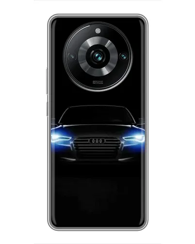 Чехол для Realme 11 Pro Plus с картинкой «Audi в неоне»