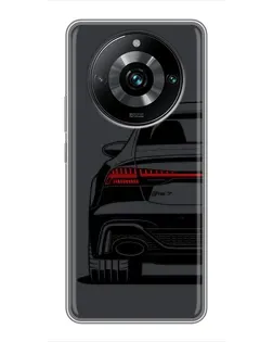 Чехол для Realme 11 Pro Plus с картинкой «Задняя часть Audi — арт»