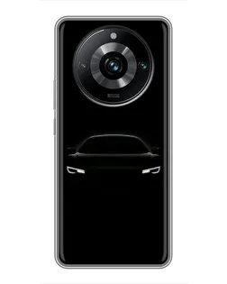 Чехол для Realme 11 Pro Plus с картинкой «Взгляд Audi в темноте»