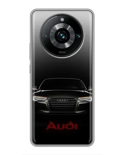 Чехол для Realme 11 Pro Plus с картинкой «Audi — градиентный контур» Чехол для Realme 11 Pro Plus с картинкой «Audi — градиентный контур»