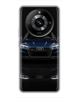 Чехол для Realme 11 Pro Plus с картинкой «Audi — ночное отражение»