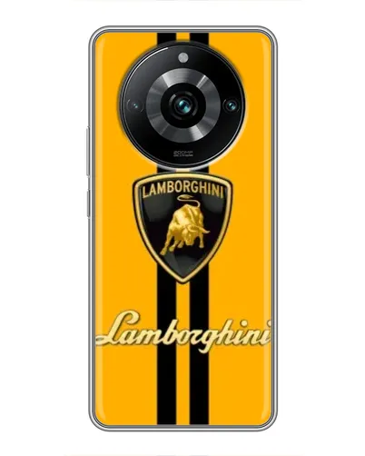 Чохол для Realme 11 Pro Plus з картинкою «Lamborghini Stripe жовтий» Чохол для Realme 11 Pro Plus з картинкою «Lamborghini Stripe жовтий»