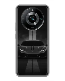 Чохол для Realme 11 Pro Plus з картинкою «Lamborghini симетрія доріг»