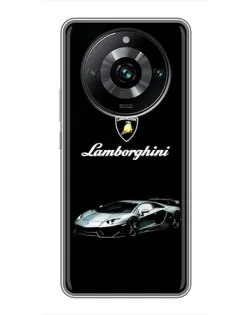 Чохол для Realme 11 Pro Plus з картинкою «Логотип Lamborghini класика»