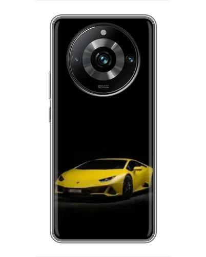 Чохол для Realme 11 Pro Plus з картинкою «Lamborghini жовтий акцент» Чохол для Realme 11 Pro Plus з картинкою «Lamborghini жовтий акцент»