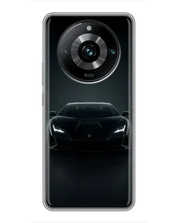 Чохол для Realme 11 Pro Plus з картинкою «Чорний Lamborghini Aventador»