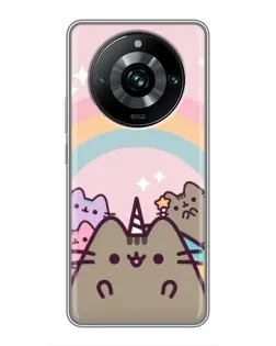 Чохол для Realme 11 Pro Plus з картинкою «Єдиноріг Pusheen»