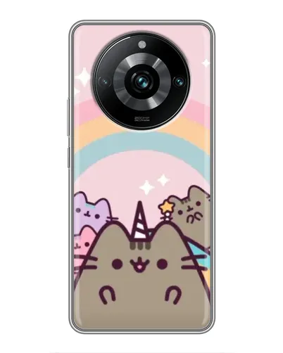 Чохол для Realme 11 Pro Plus з картинкою «Єдиноріг Pusheen»