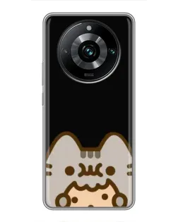 Чохол для Realme 11 Pro Plus з картинкою «Пушин на чорному»