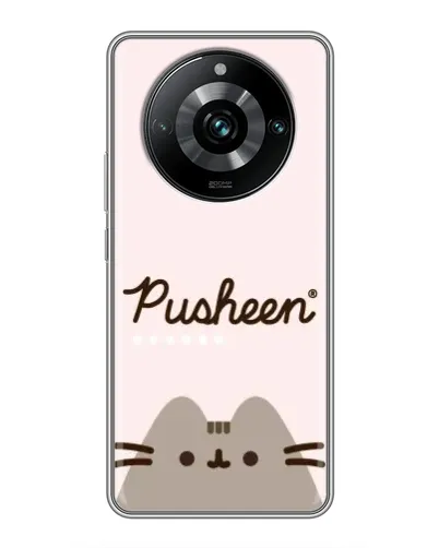 Чохол для Realme 11 Pro Plus з картинкою «Pusheen логотип»