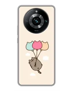 Чохол для Realme 11 Pro Plus з картинкою «Пушин на кульках»
