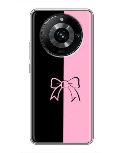 Чехол для Realme 11 Pro Plus с картинкой «Половинки банта» Чехол для Realme 11 Pro Plus с картинкой «Половинки банта»