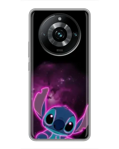 Чехол для Realme 11 Pro Plus с картинкой «Неоновый Stitch»
