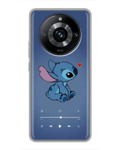 Чехол для Realme 11 Pro Plus с картинкой «Музыкальный Stitch»