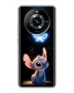 Чехол для Realme 11 Pro Plus с картинкой «Сияющий Стич»