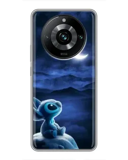 Чехол для Realme 11 Pro Plus с картинкой «Лунная ночь Стича»