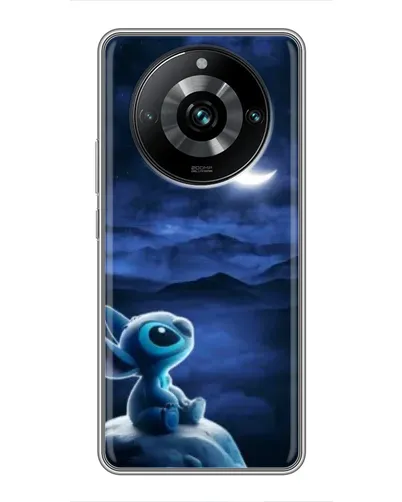 Чехол для Realme 11 Pro Plus с картинкой «Лунная ночь Стича»