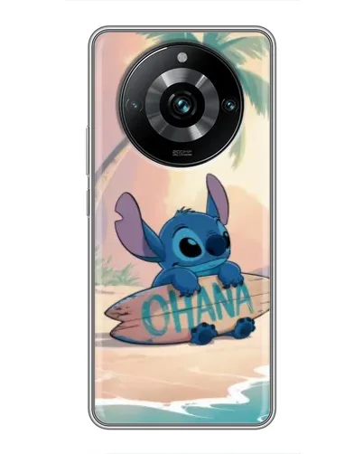 Чехол для Realme 11 Pro Plus с картинкой «Стич на серфе»