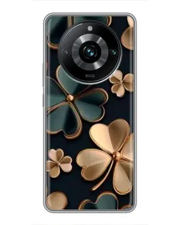 Чохол для Realme 11 Pro Plus з картинкою «Конюшина в золоті»