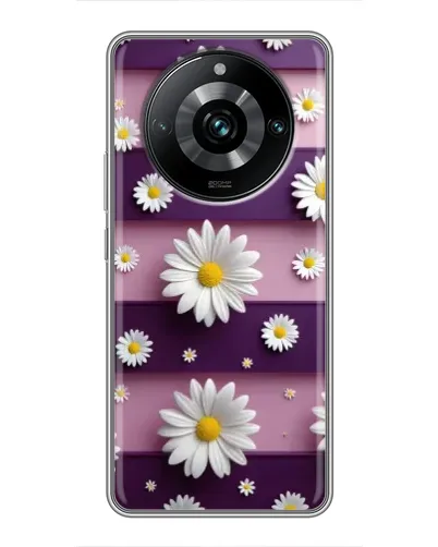 Чохол для Realme 11 Pro Plus з картинкою «Ромашки на фіолетовому»