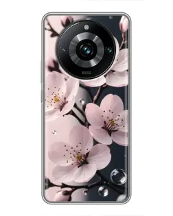 Чохол для Realme 11 Pro Plus з картинкою «Ніжня сакура та краплі» Чохол для Realme 11 Pro Plus з картинкою «Ніжня сакура та краплі»