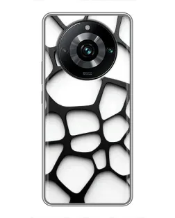 Чохол для Realme 11 Pro Plus з картинкою «Біла об'ємна сітка» Чохол для Realme 11 Pro Plus з картинкою «Біла об'ємна сітка»