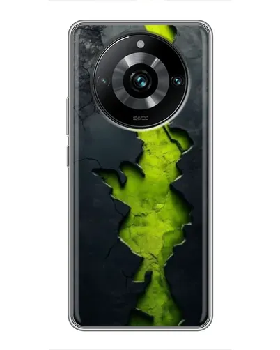 Чохол для Realme 11 Pro Plus з картинкою «Салатовий розлом скелі» Чохол для Realme 11 Pro Plus з картинкою «Салатовий розлом скелі»