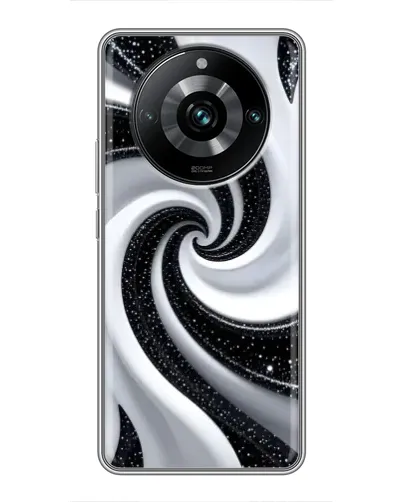 Чохол для Realme 11 Pro Plus з картинкою «Чорно-біла спіраль» Чохол для Realme 11 Pro Plus з картинкою «Чорно-біла спіраль»