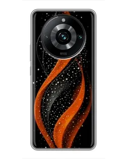 Чохол для Realme 11 Pro Plus з картинкою «Вогняна зоряна хвиля»