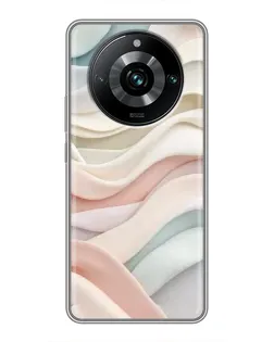 Чохол для Realme 11 Pro Plus з картинкою «Пастельні ніжні хвилі»