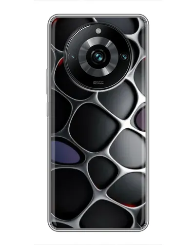 Чохол для Realme 11 Pro Plus з картинкою «Об'ємна темна решітка» Чохол для Realme 11 Pro Plus з картинкою «Об'ємна темна решітка»