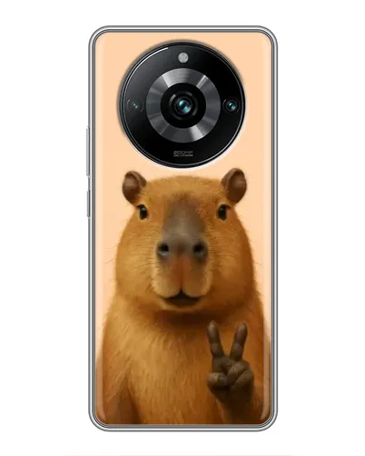 Чехол для Realme 11 Pro Plus с картинкой «Капибара виктория»